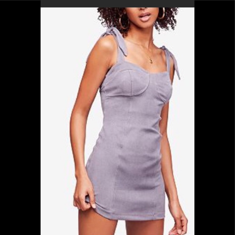 Free People Somethin ‘Bout You RibbedBodycon Dress